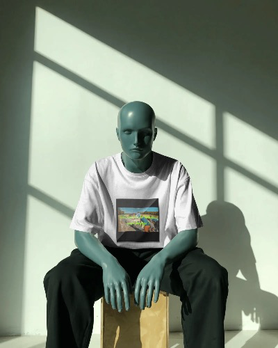 dramatic-light-and-shadow-tshirt-mockup-blue-mannequin-seated-on-box-in-modern-studio-with-window-reflections-01940.webp
